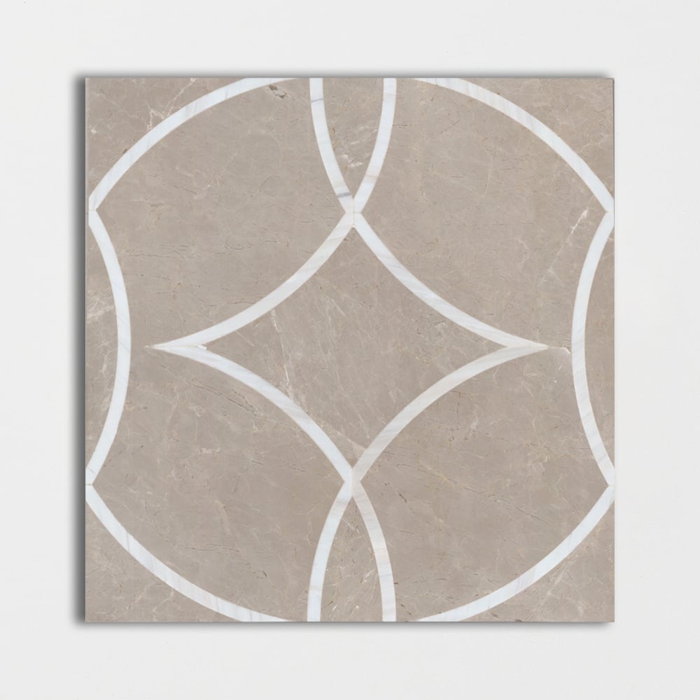 Graceful Cirque Polished Marble Decorative 24×24 Image