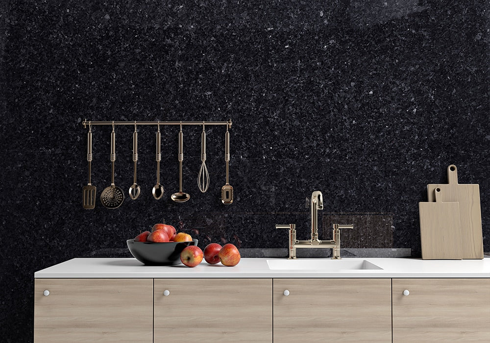 Blue Pearl Polished Granite Slab Random