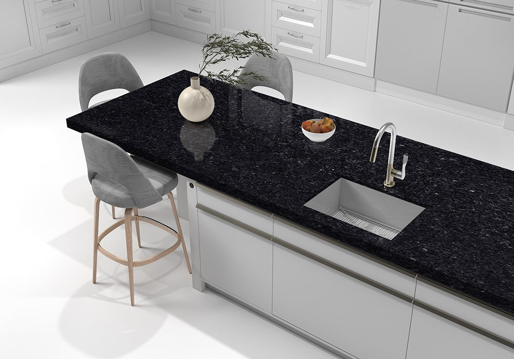 Blue Pearl Polished Granite Slab Random