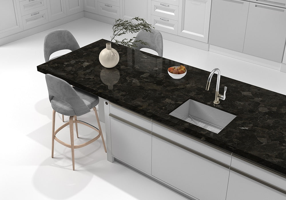 Brown Lapiz Polished Granite Slab Random