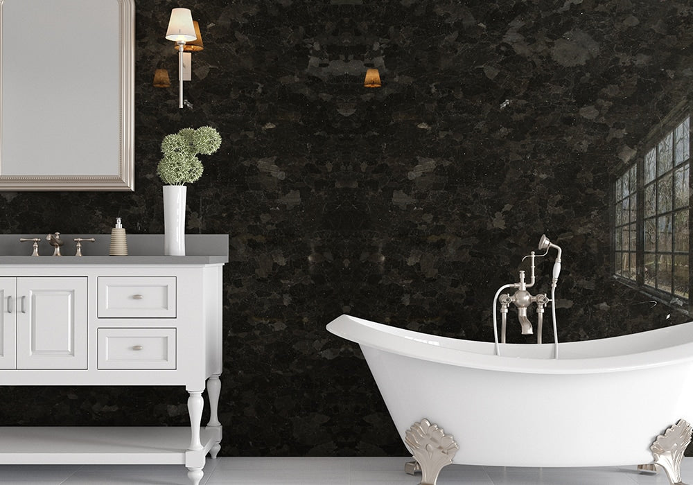 Brown Lapiz Polished Granite Slab Random