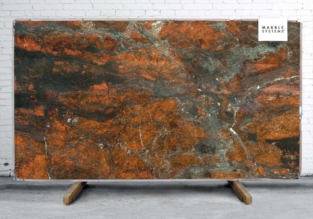 RED HOLLYWOOD POLISHED GRANITE SLAB SL90182