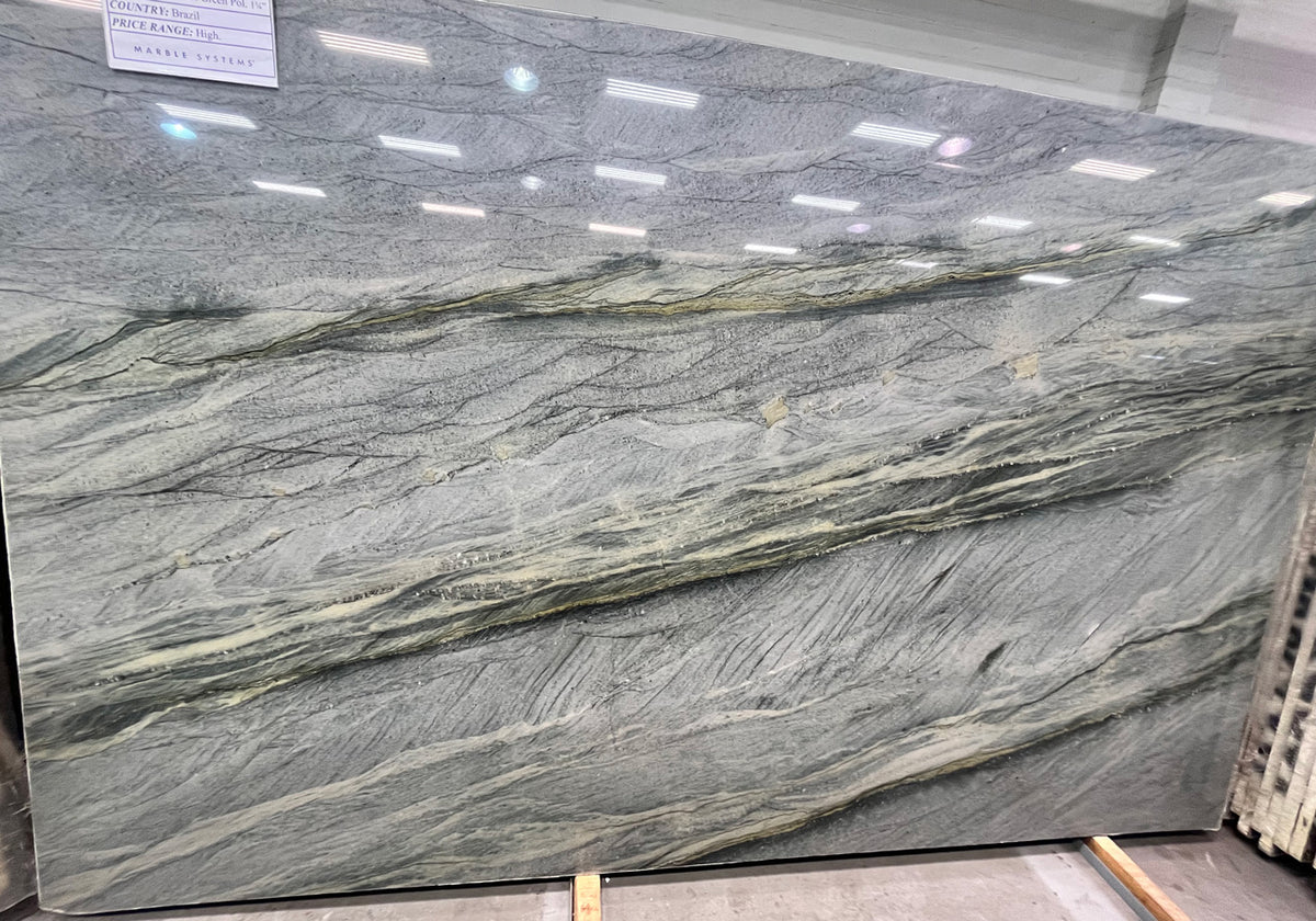 WILD WEST GREEN POLISHED GRANITE SLAB SL90007