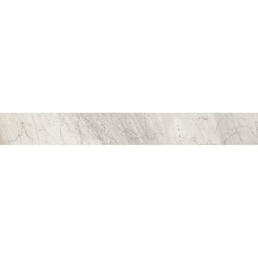 Grigio Bardiglio Polished&rectified Battiscopa Marble Look Porcelain Moldings 3×24 Image
