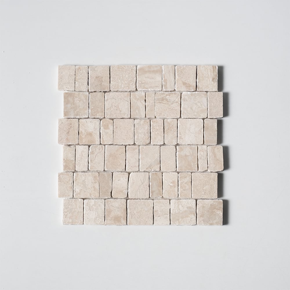 Marble Systems Hand Clipped Mosaic Diana Royal matte marble tile β available at Surface Group