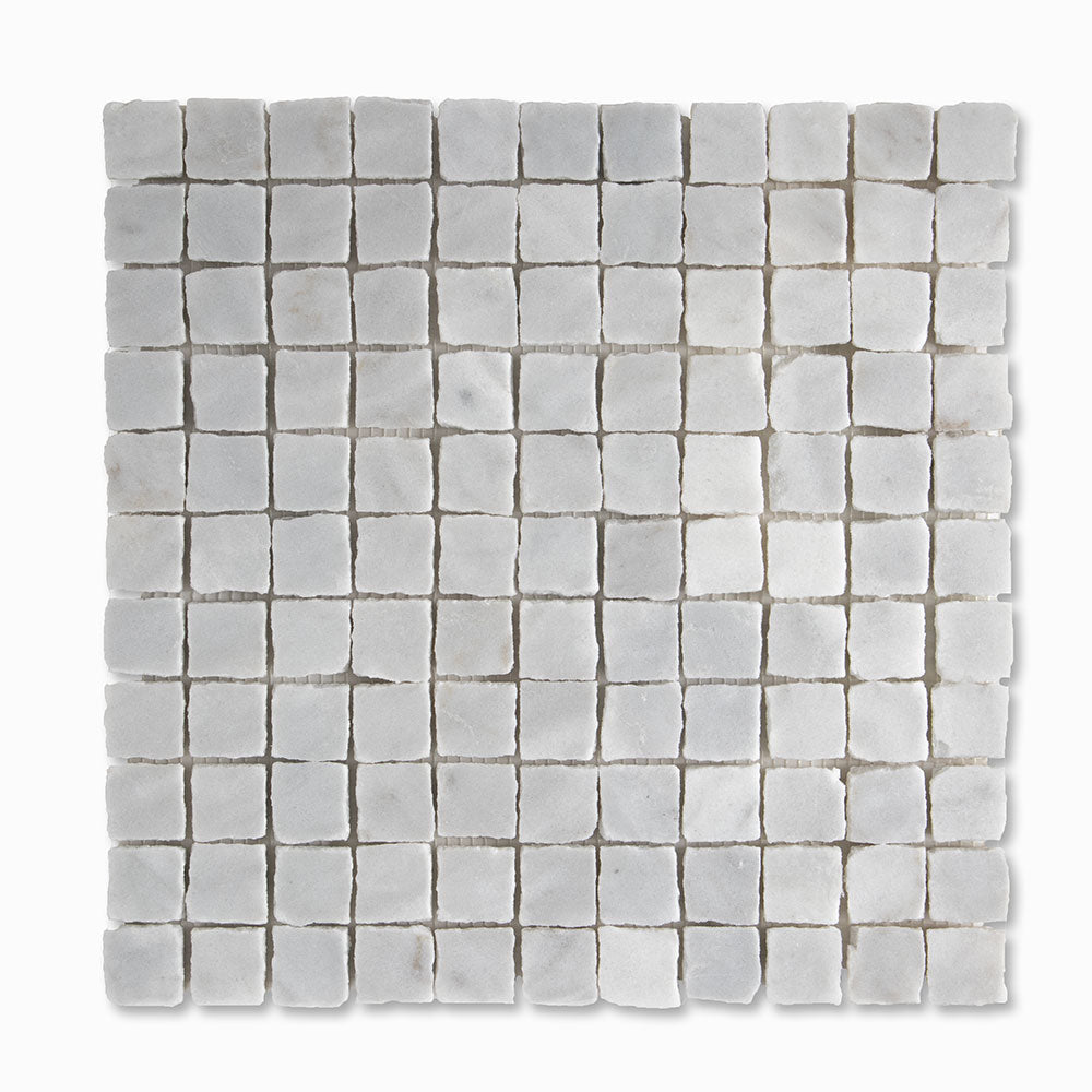 Glacier Honed Marble Mosaic 11 3/4 X 11 3/4 Image