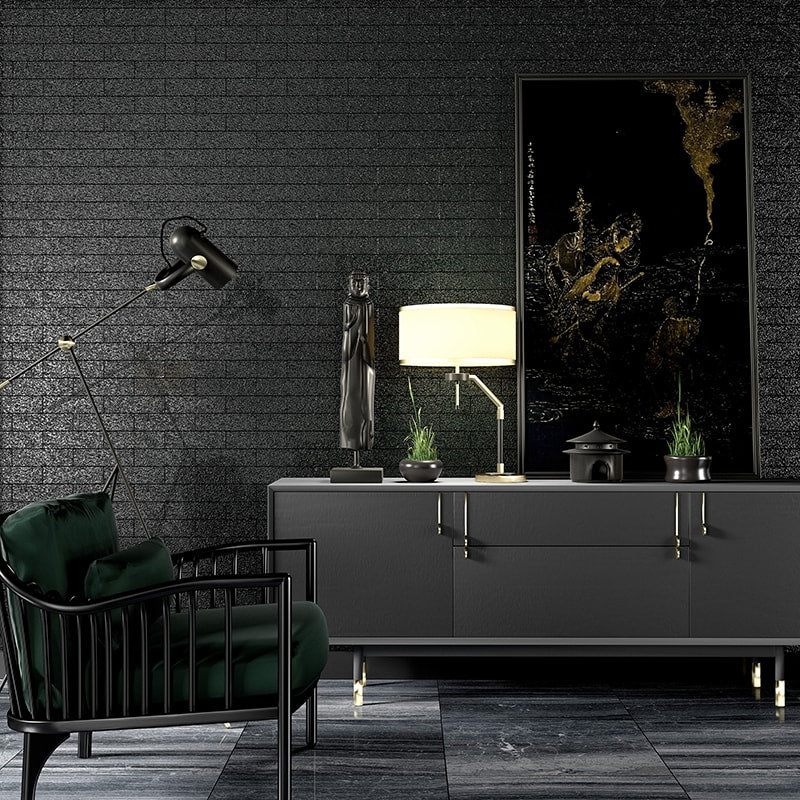 Haisa Black Polished Marble Tile 24×24 (TL18409)