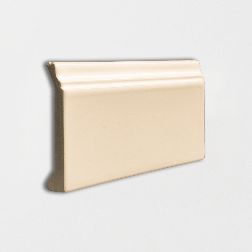 Honey Glossy Base Trim Ceramic Moldings 4 3/16×6 Image
