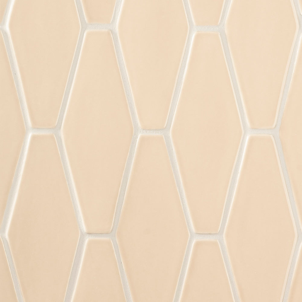 Marble Systems Honey glossy ceramic tile pattern swatch — available at Surface Group