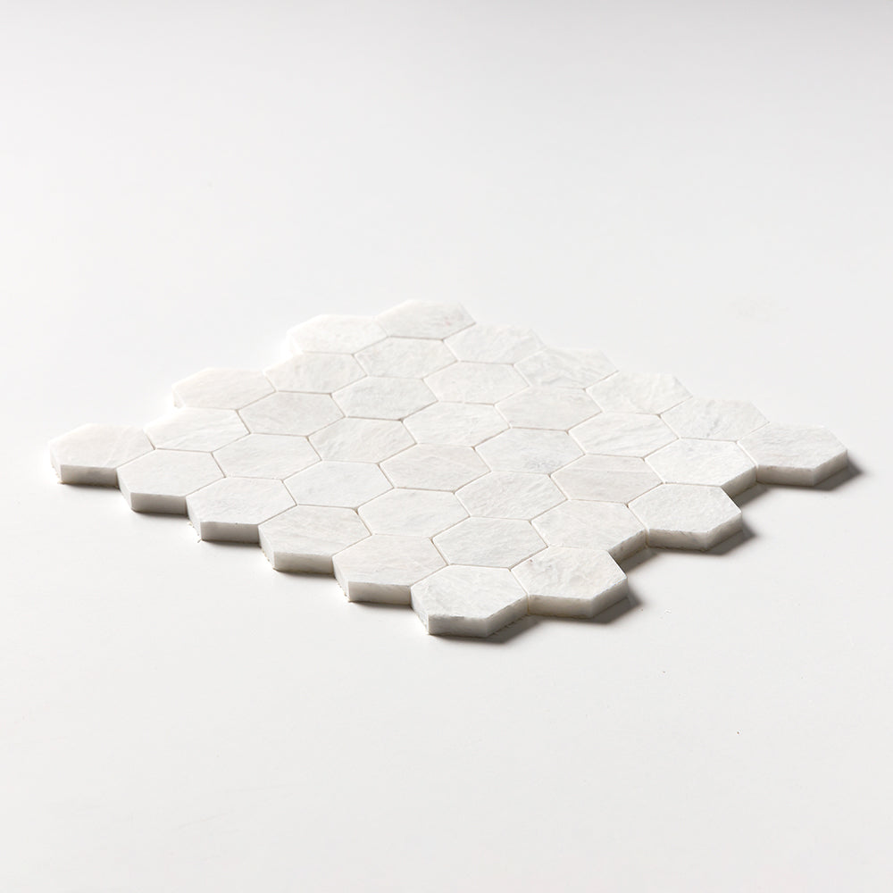 Iceberg Honed Hexagon 2 Marble Mosaics 10 3/8Γ12 (MS02119)
