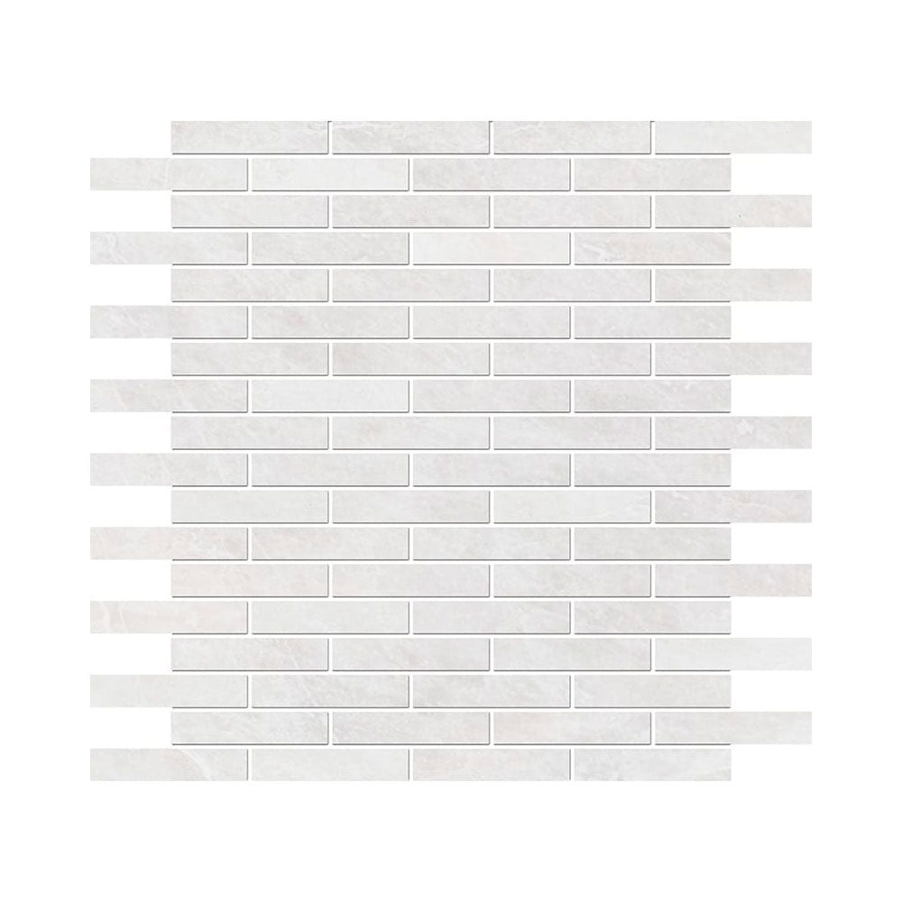 Iceberg Polished 5/8×3 Marble Mosaics 12×12