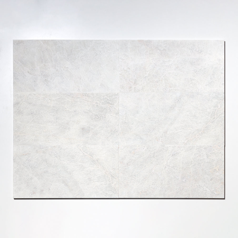 Marble Systems Iceberg Marble Iceberg glossy marble tile pattern swatch — available at Surface Group