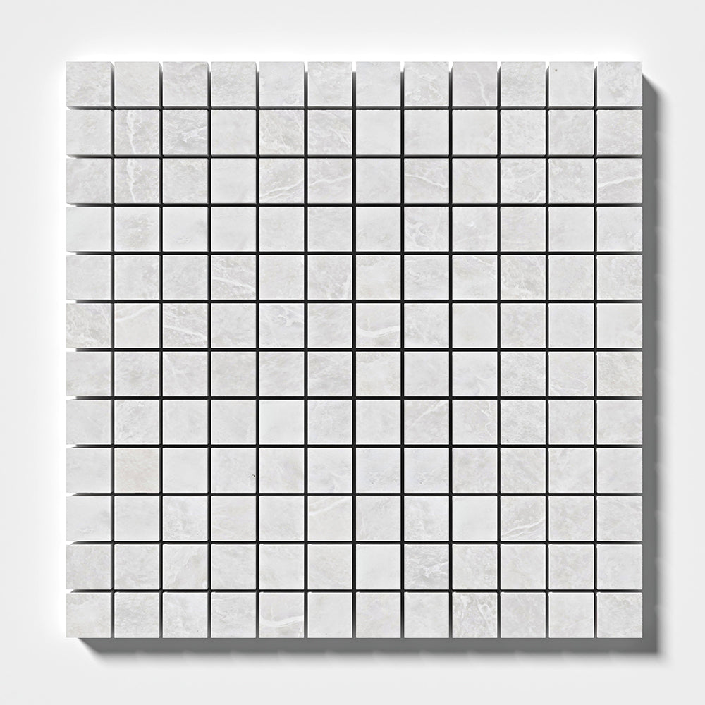 Iceberg Honed 1×1 Marble Mosaic 12×12 Image