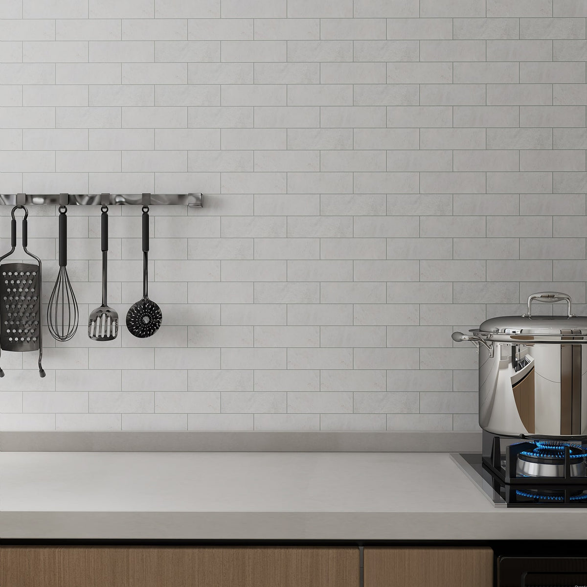 Iceberg Honed Marble Tiles 2 3/4Γ5 1/2 (TL18096)