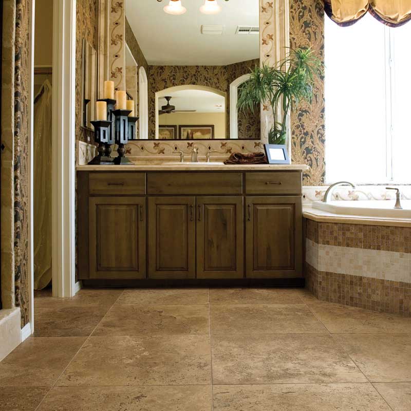 Ivory Honed Filled 1×1 Travertine Mosaic 12×12 (MS00708)