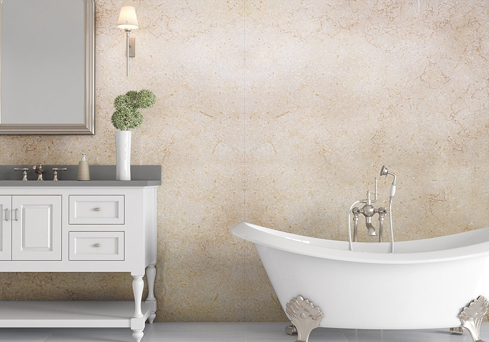 Jerusalem Honey Gold Honed Limestone Slab Random 1 1/4 (SL91053)