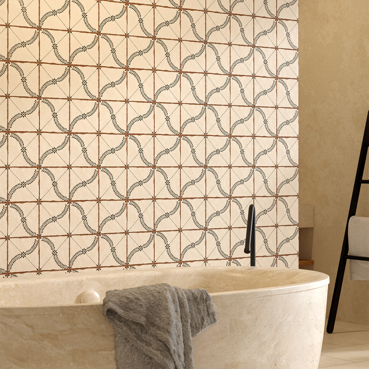 Tideway Matte Terracotta Tile 6×6 (TL80902)