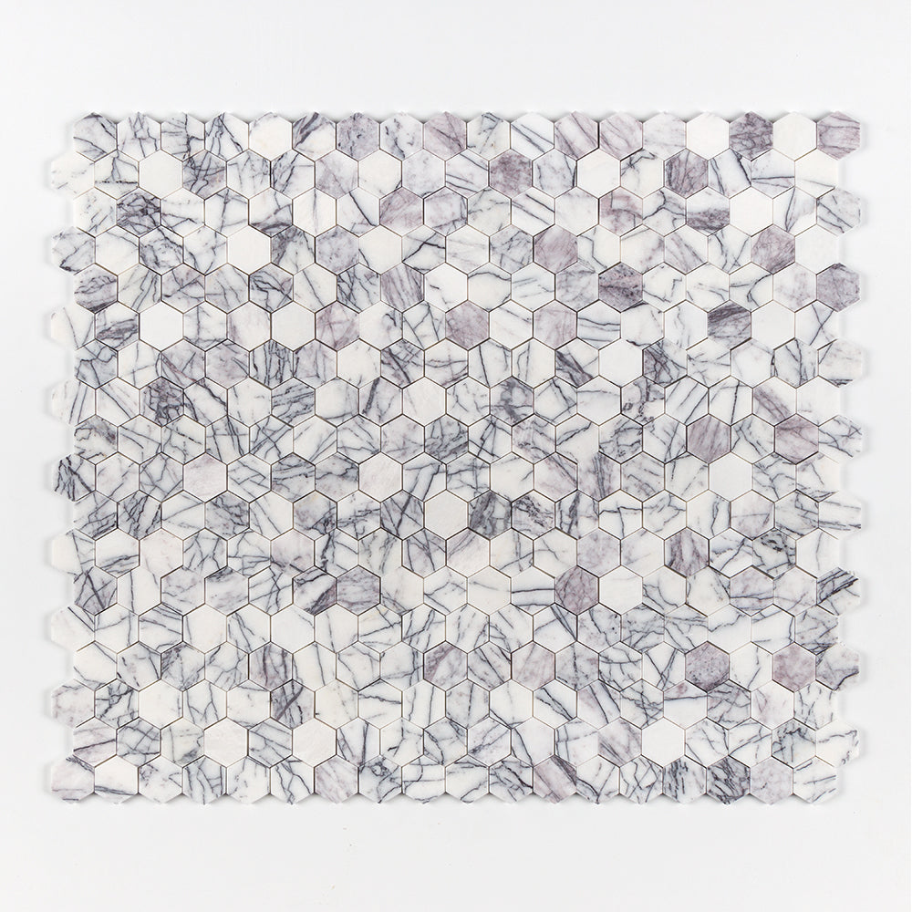 Marble Systems Lilac Marble Lilac matte marble tile pattern swatch β available at Surface Group