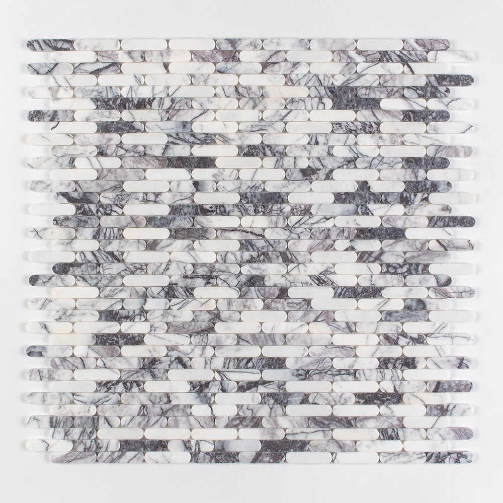 Marble Systems Lilac Marble Lilac matte marble tile pattern swatch — available at Surface Group