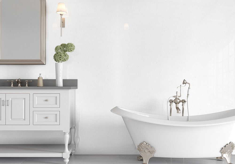 Absolute White Polished Marble Slab Random 1 1/4 (SL90846)