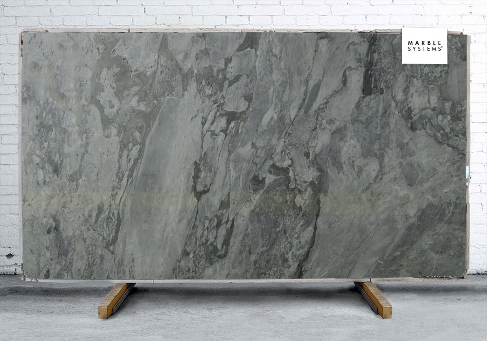 Bardiglio Polished Marble Slab Random 1 1/4 Image