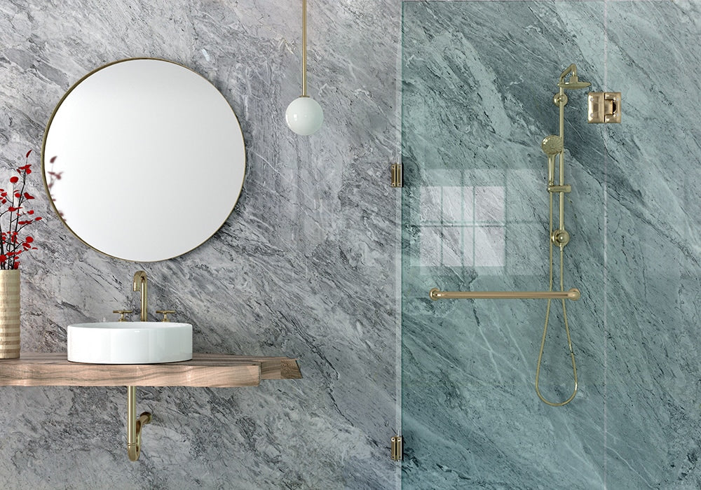Bardiglio Polished Marble Slab Random 1 1/4 (SL90892)