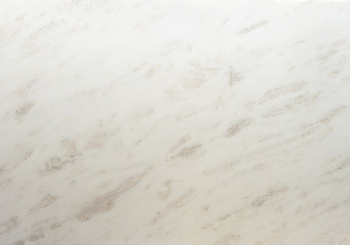 Bianco Rhino Supreme Honed Marble Slab Random