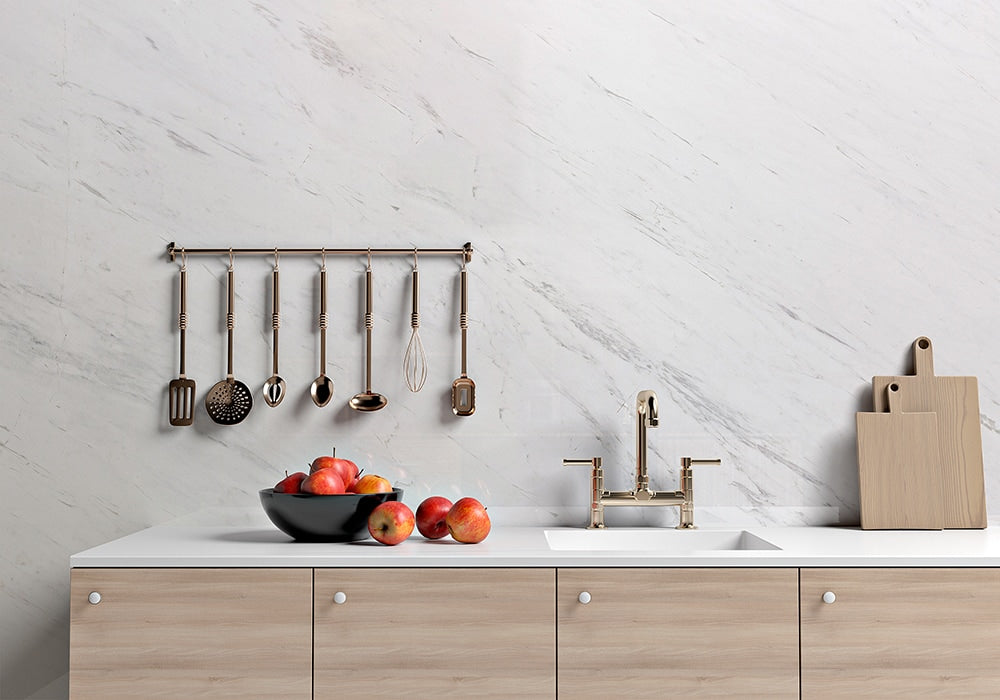 Bianco Sivec Polished Marble Slab Random (SL11166)