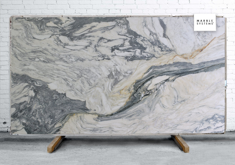 Calacatta Fantastico Polished Marble Slab Random 1 1/4 Image