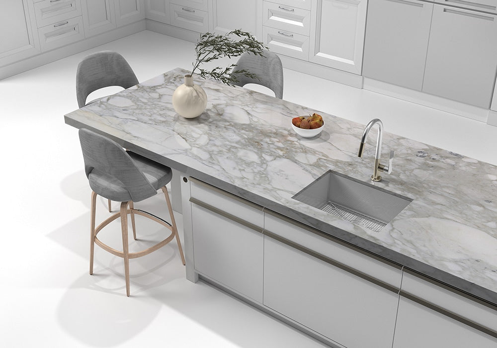 Calacatta Gold Polished Marble Slab Random 3/4 (SL10340)