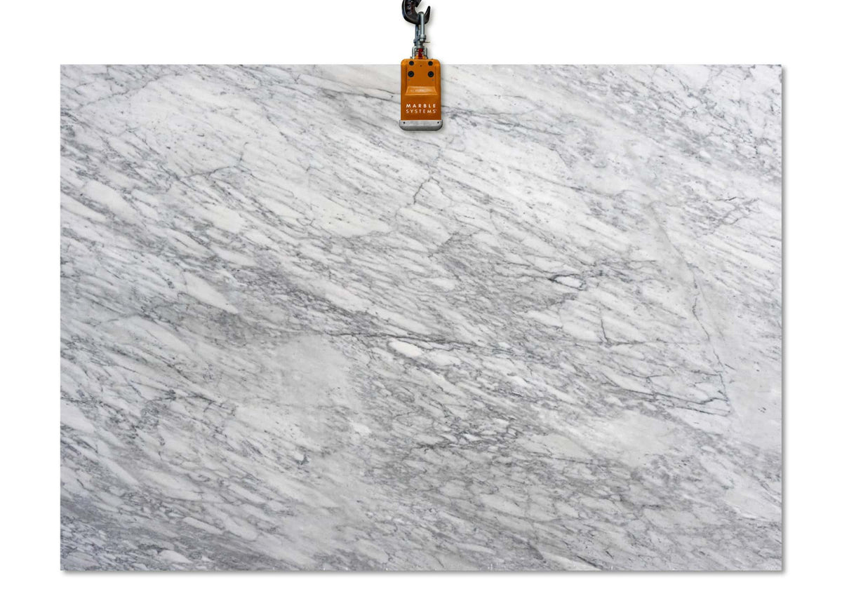 Carrara Vagli Honed Marble Slab Random