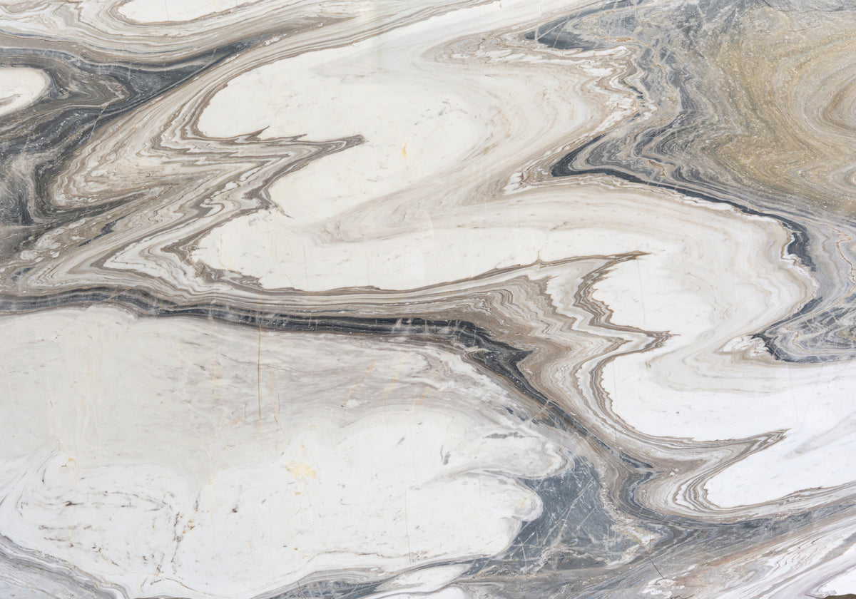 Marble Systems Marble Slabs Djamballa glossy marble tile — available at Surface Group