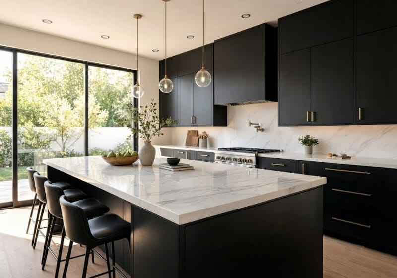 Glorious White Polished Marble Slab Random (SL91142)