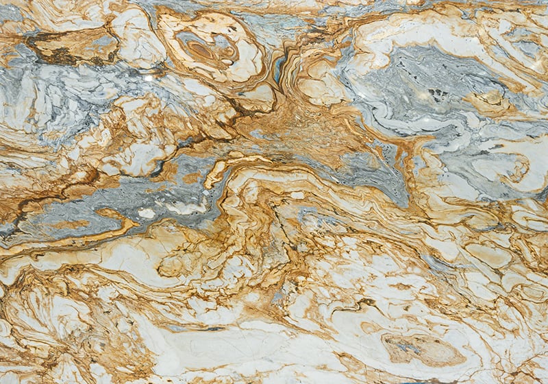 Leaden Sky Gold Polished Marble Slab Random