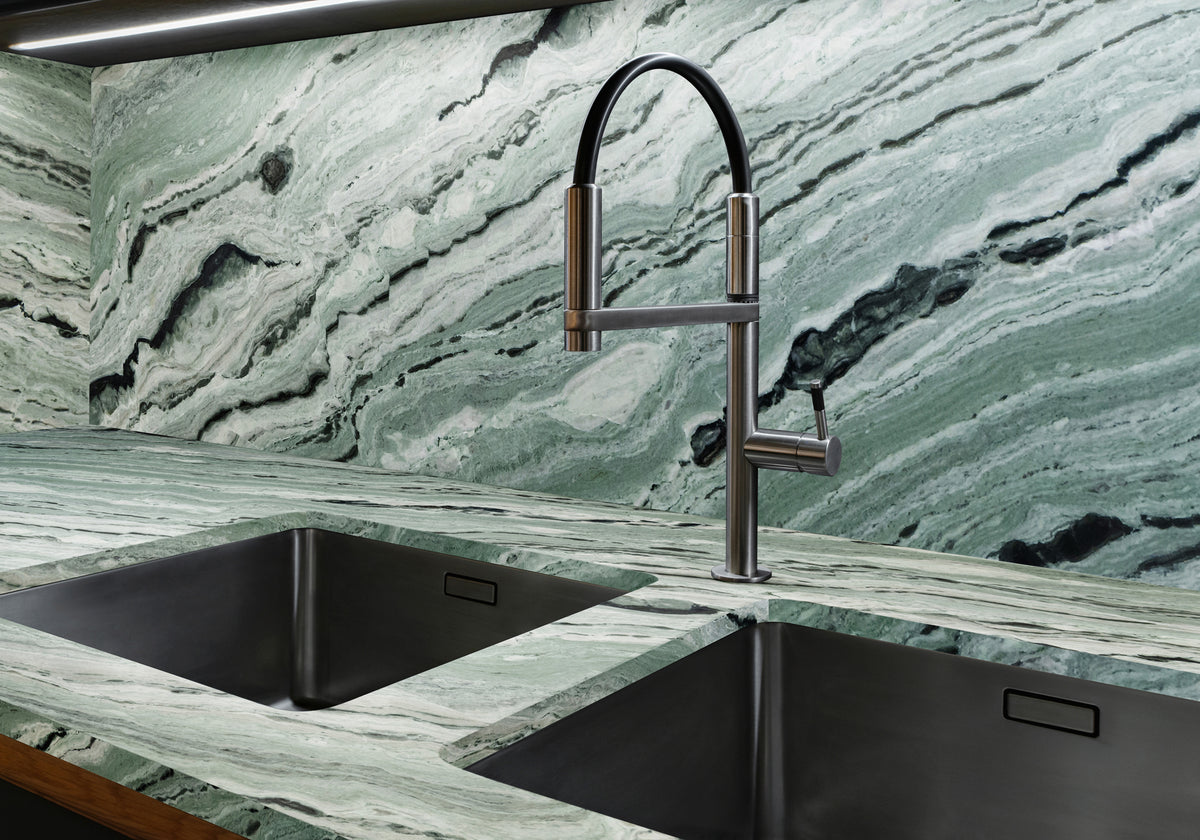 Matcha Green Polished Marble Slab Random (SL91376)