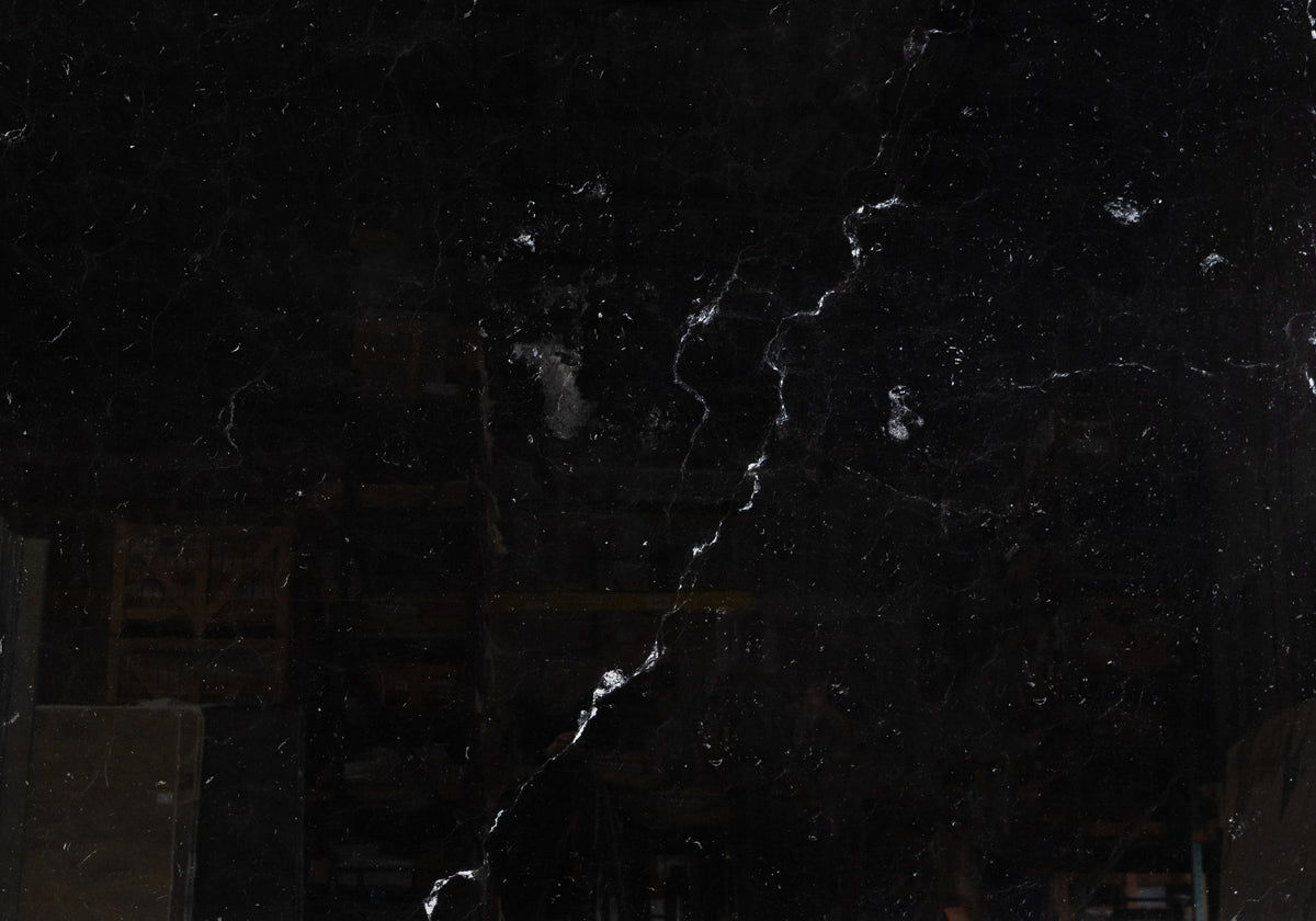 Marble Systems Marble Slabs Negro Marquina glossy marble tile — available at Surface Group