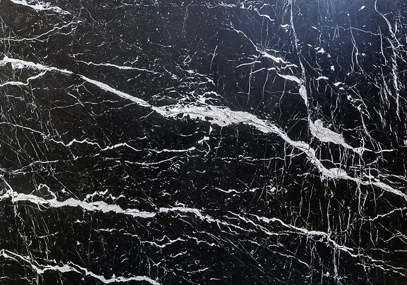 Negro Marquina Supreme Honed Marble Slab Random