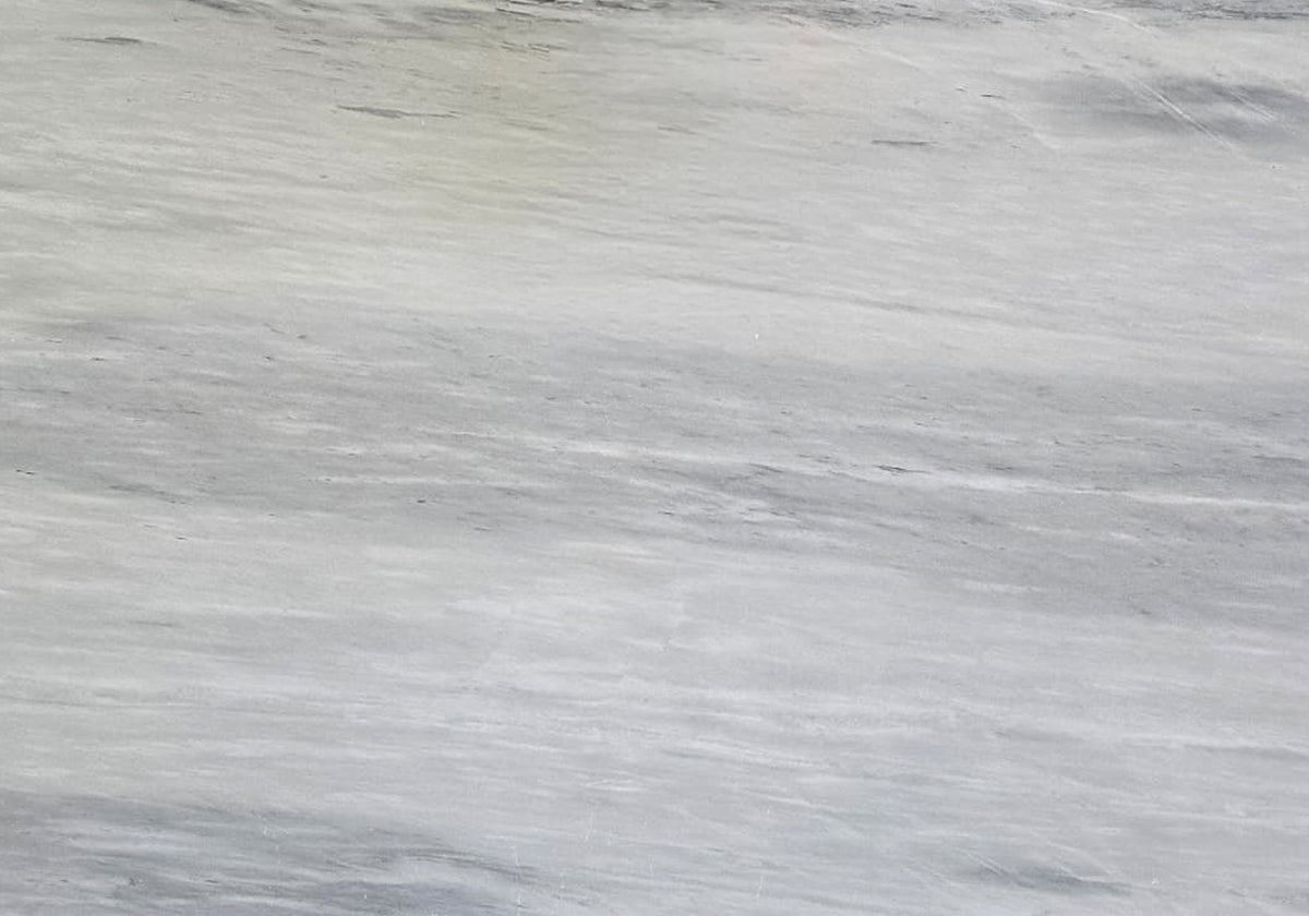 Neptune White Honed Marble Slab Random