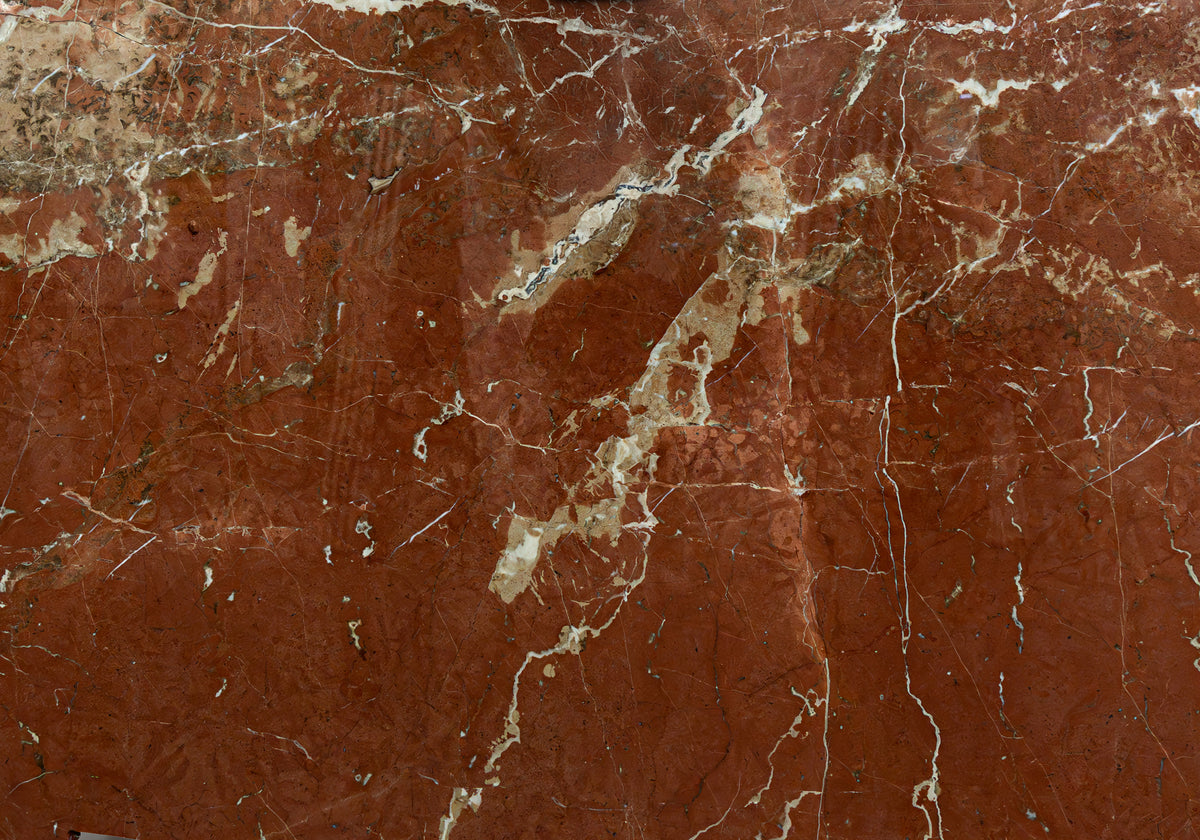 Marble Systems Marble Slabs Rojo Alicante glossy marble tile — available at Surface Group