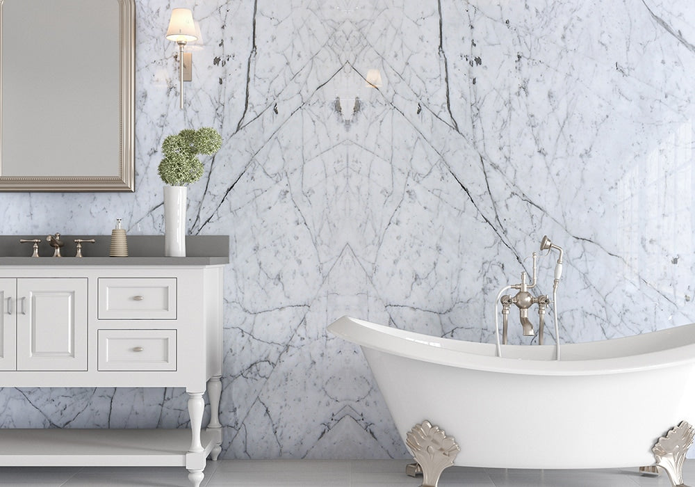 Statuary Polished Marble Slab Random 1 1/4 (SL10297)