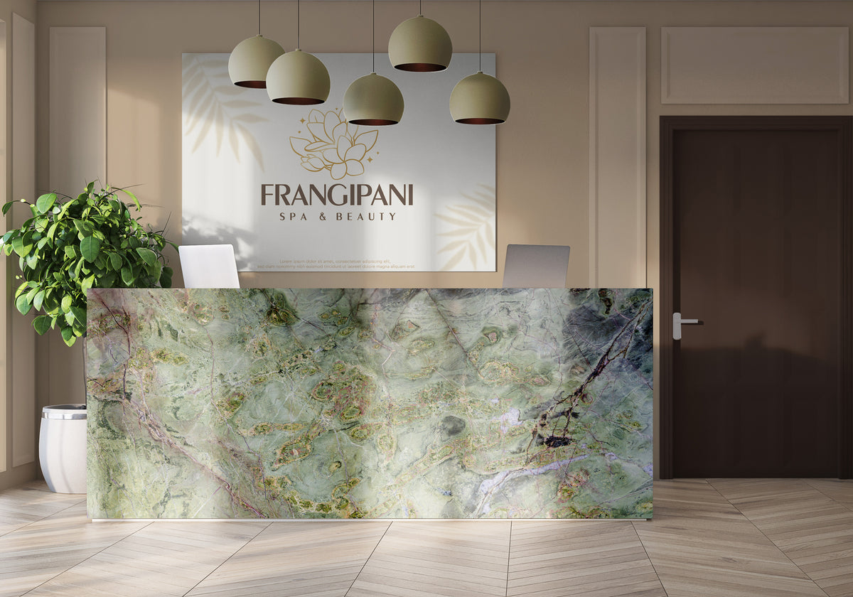 Verde Tifone Polished Marble Slab Random (SL91341)
