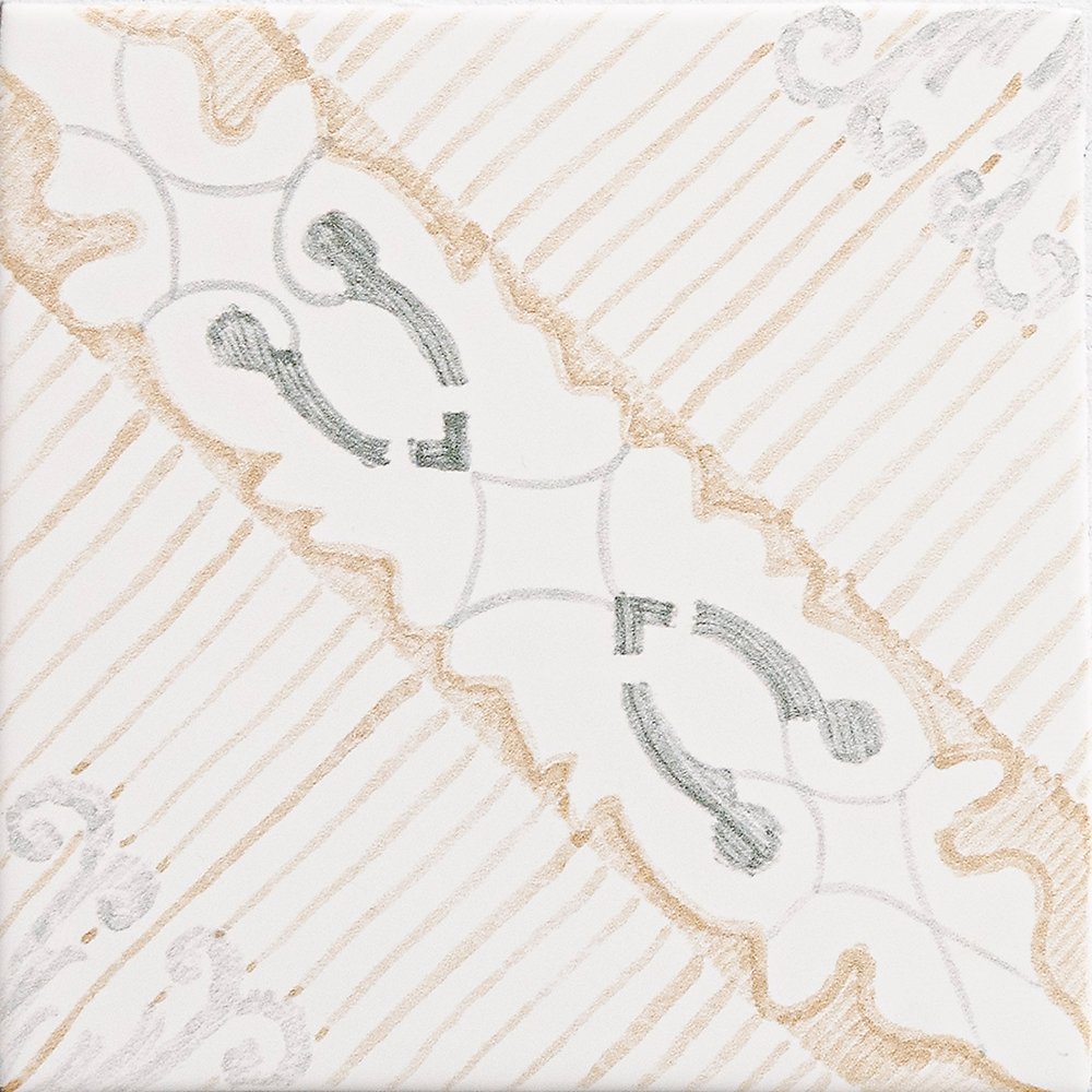 Tropani Bianco Glossy Ceramic Tiles 6×6