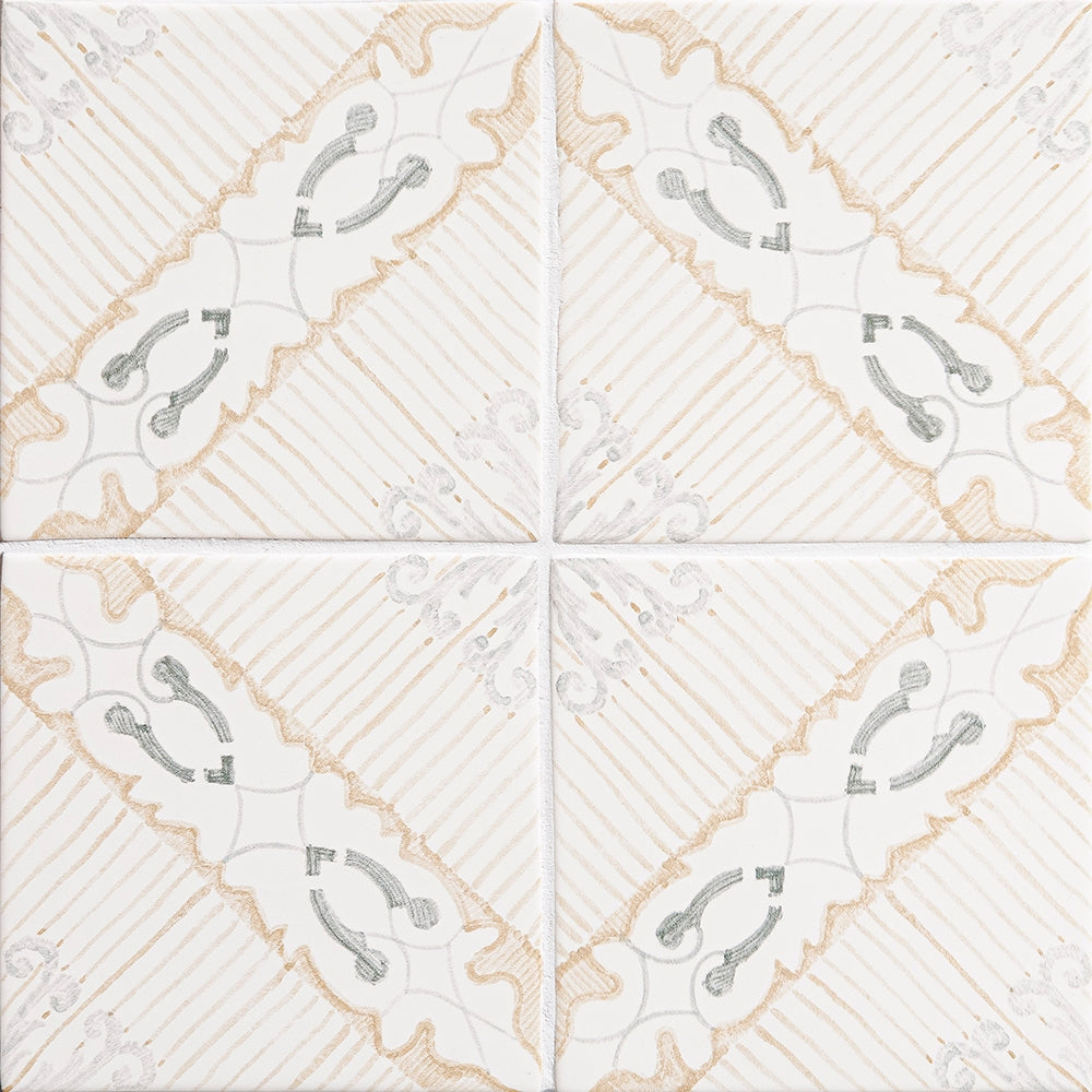 Marble Systems Marsala Bianco Ceramic White glossy ceramic tile pattern swatch β available at Surface Group