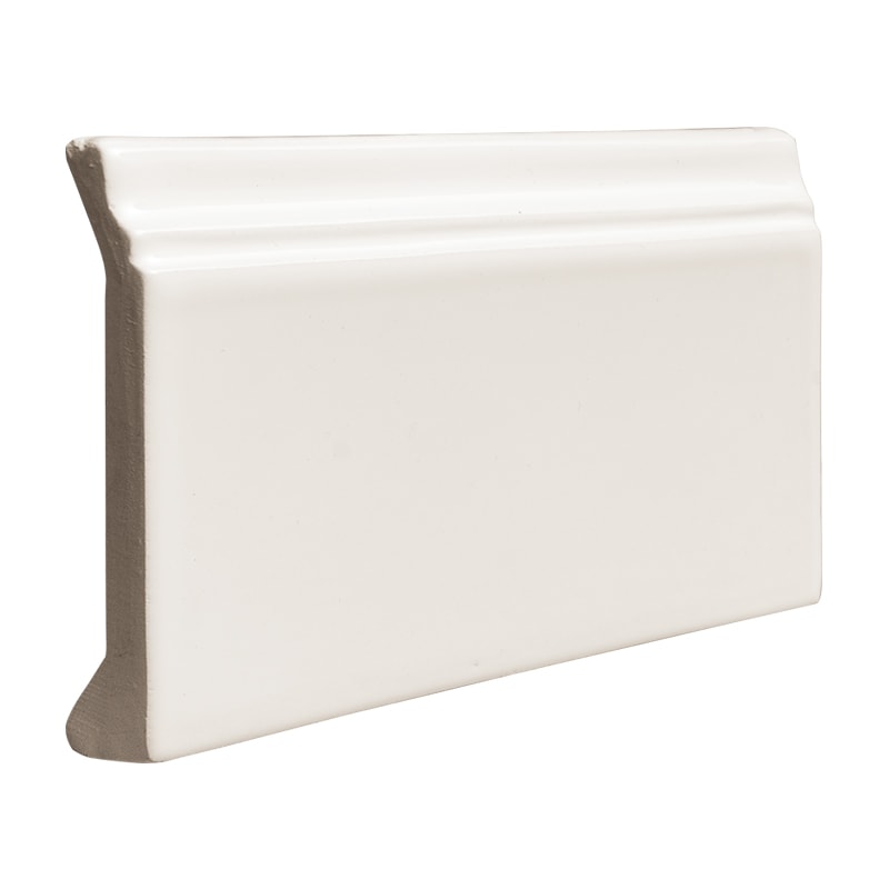 Marble Systems Miradouro Classic Ceramic White glossy ceramic tile close-up view — available at Surface Group