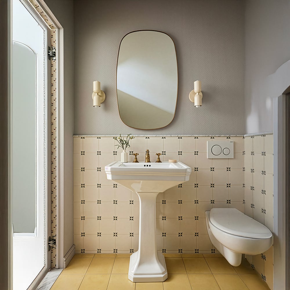 Garden Blanc Glazed Ceramic Tiles 6×6 (WLV20299)