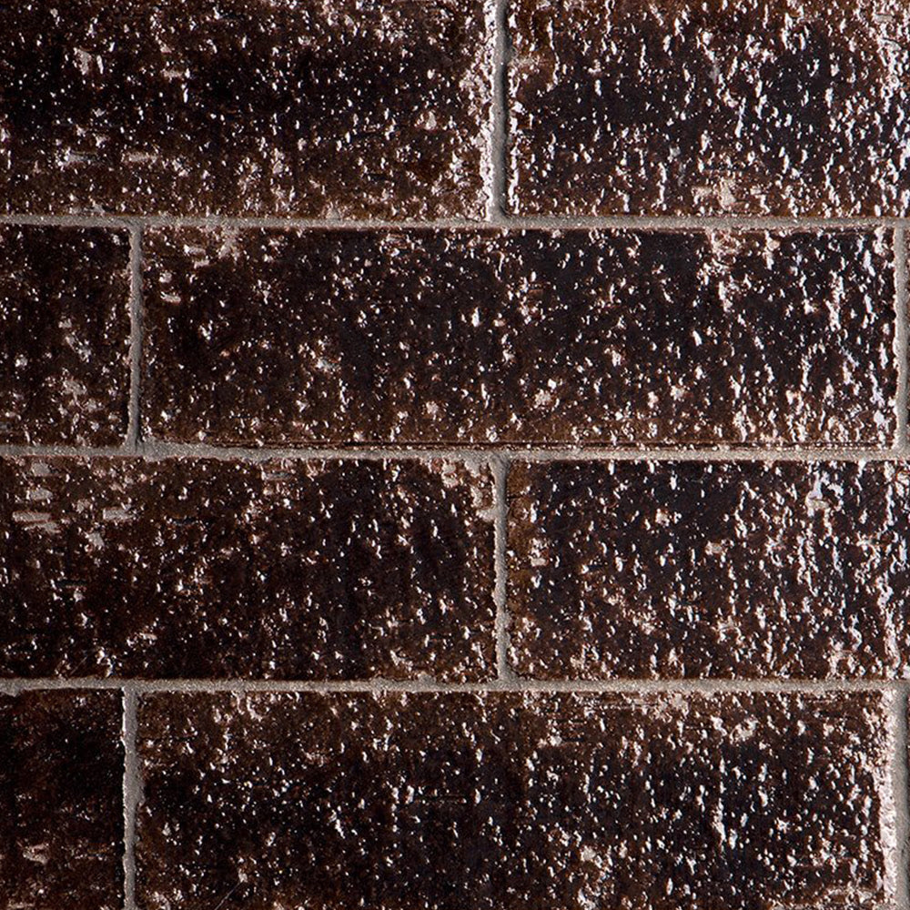 Marble Systems Morning Brew glossy brick tile pattern swatch — available at Surface Group