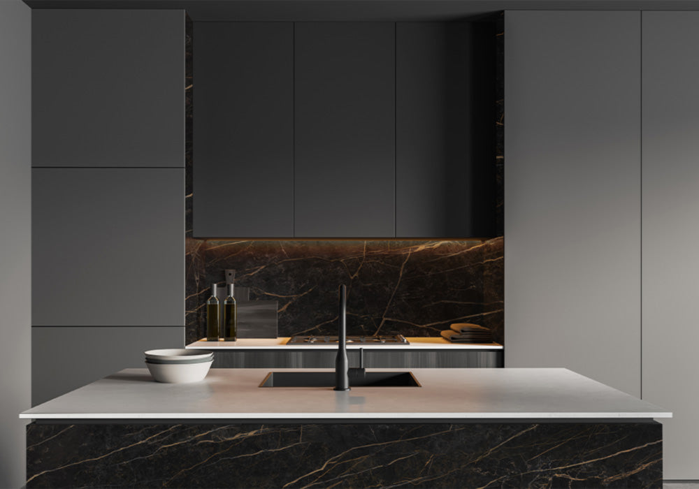Black Obsession Silk Sintered Stone Slab 125Γ63 (WNE10237)