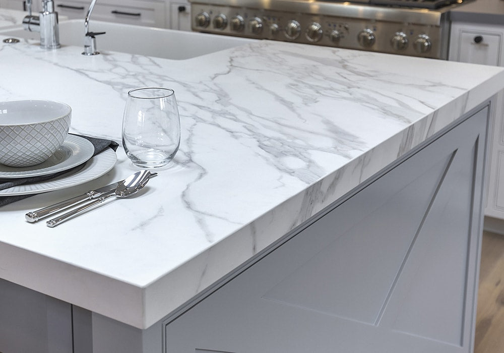 Calacatta C01 Polished Sintered Stone Slab 125×63 (WNE10142)