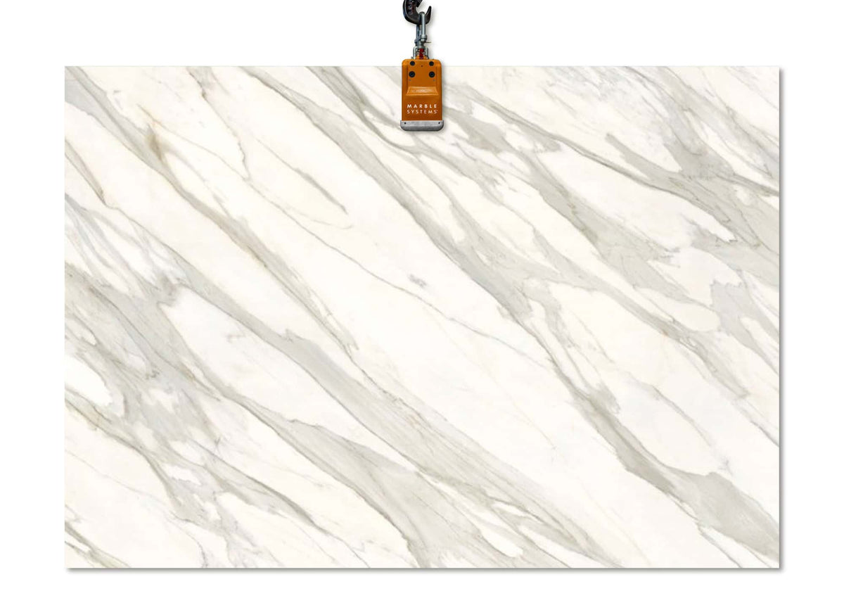 Calacatta Gold Cg01 Polished Sintered Stone Slab 125×63