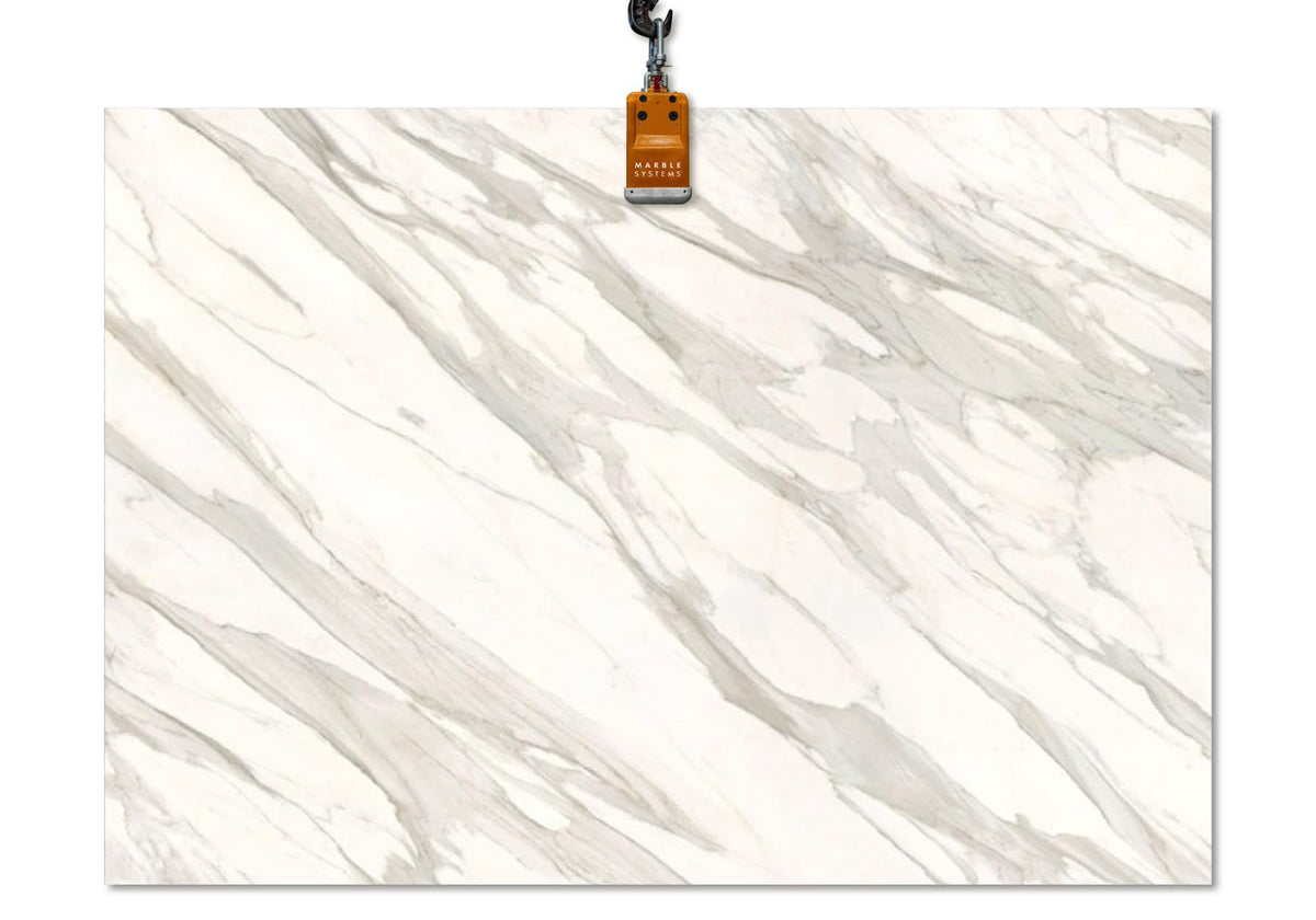 Calacatta Gold Cg01 Silk Sintered Stone Slab 125×63